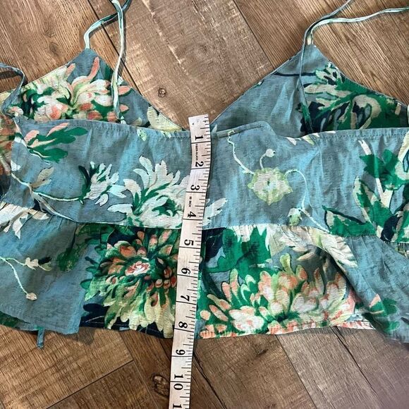 H&M Cropped Ruffle Top size S - Picture 3 of 8